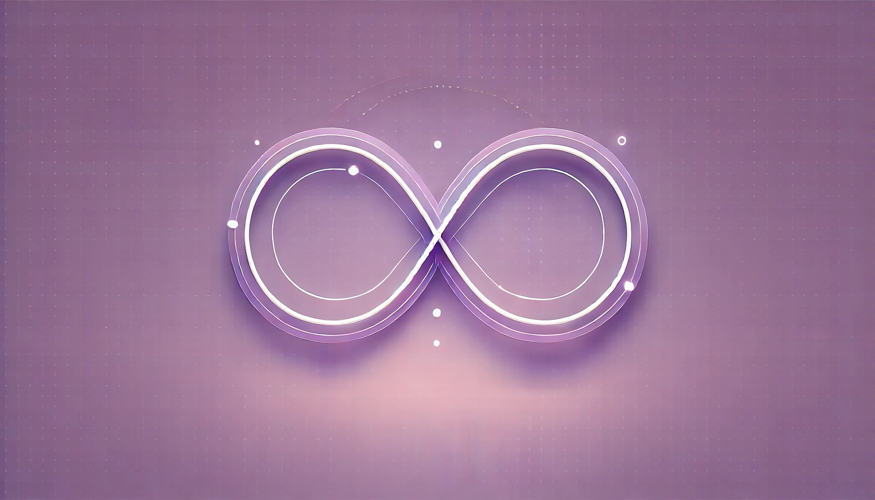 dall·e 2025 01 23 09.21.40 a minimalist digital artwork themed understanding deployment models in devops, featuring a simple devops infinity loop in soft purple tones. the loo